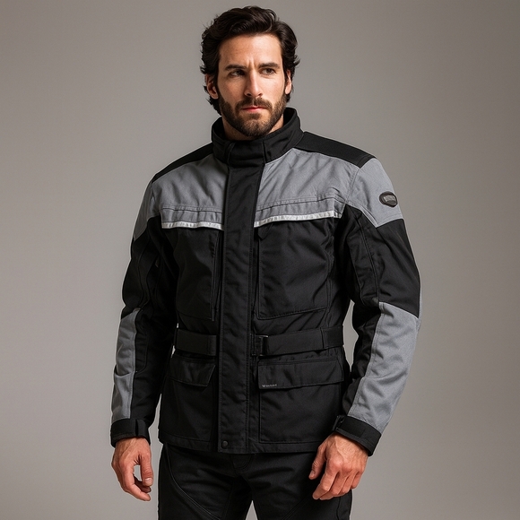 CORTECH TOURMASTER MOTORCYCLE Jacket Black/Gray MENS XXL